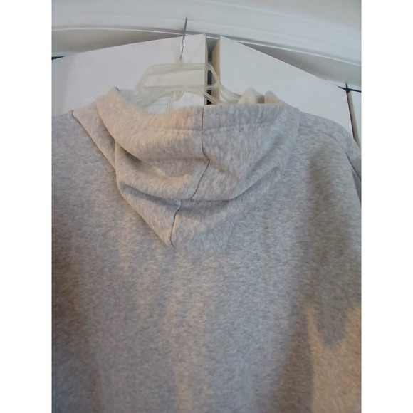 Skims Hoodie Women's XLarge LIGHT GRAY Full Zip Oversized Long Sleeve Casual - Picture 9 of 9